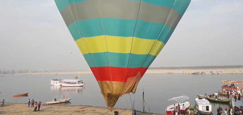 Hot Air Balloon adventure at Varanasi Ghat, Varanasi City Tour